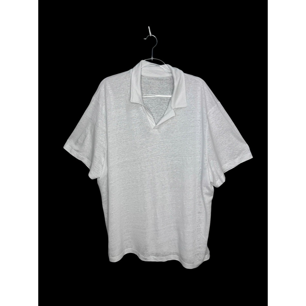 Bonobos One Fit 100% Linen Jersey Knit Polo Shirt Coastal Casual Resort Mens 2XL